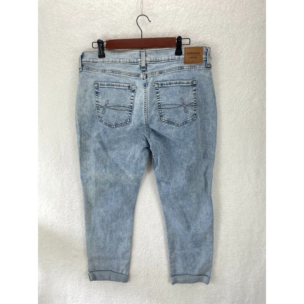 Denizen from Levi’s Jeans Women’s 29 Mid Rise Boyfriend Blue Stretch Denim‎ - Picture 7 of 11
